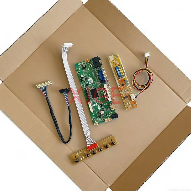 

Комплект платы контроллера для экранов LTN170P1 LP171WE3 LP171WE2 LP171W02 DIY VGA DVI HDMI 1680x1050 30Pin LVDS 1-CCFL 1680*1050