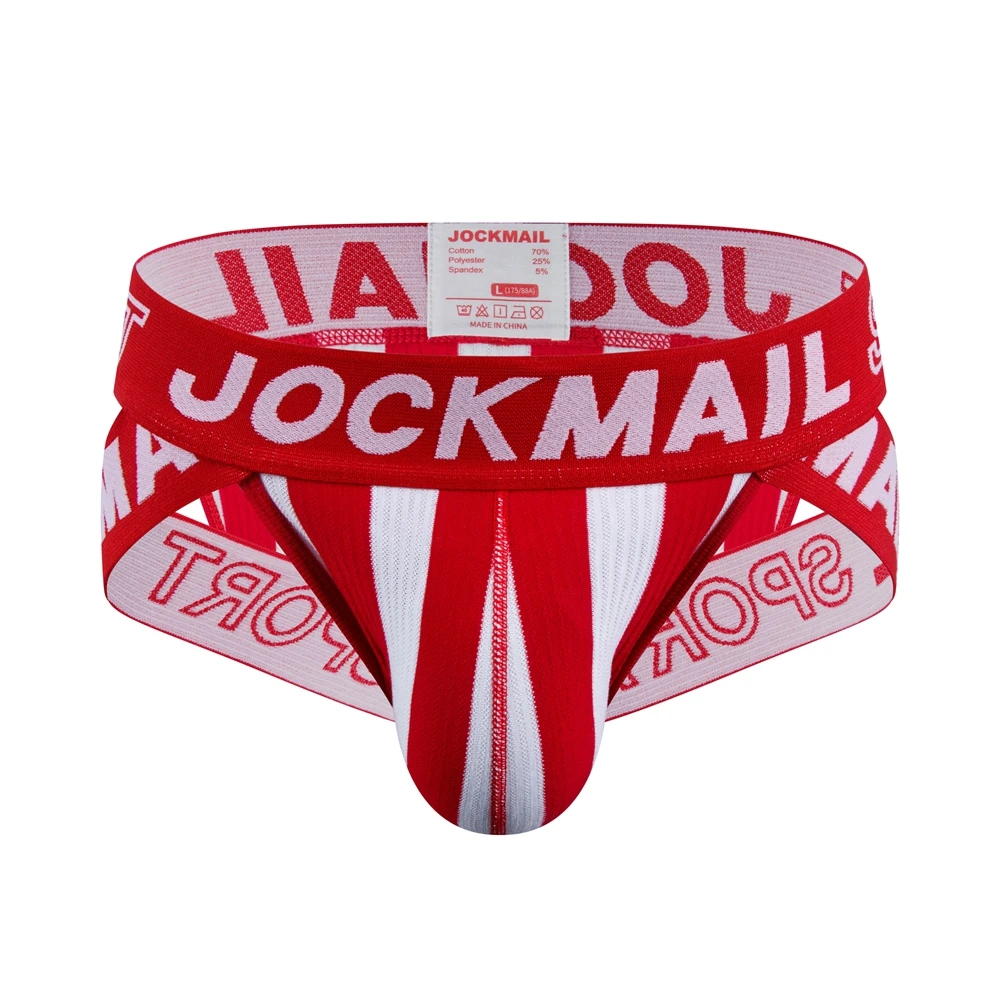 JOCKMAIL Men\'s Briefs Sexy Men Underwear Jockstrap Slip Homme Bikini Cueca Hombre Underpants Gay Panties Calzoncillos Breathable