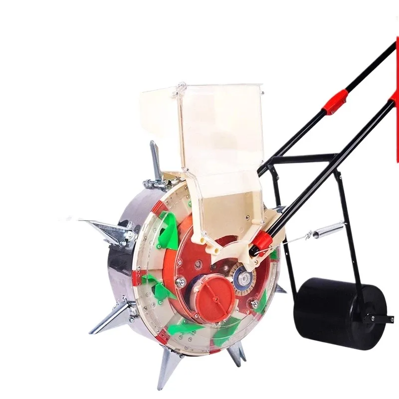 Cotton Soybean Peanut Planter Film-pressing Machine Seed Planting Tool Stainless Steel Multi-function Hand-push Seeder