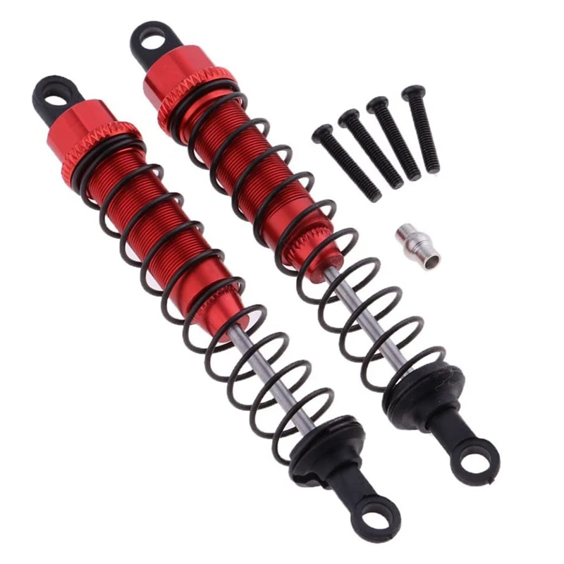 Rear Shock Absorber Damper Upgrade Parts For 1/12 Wltoys 12428 FY-03 Crawler - Red, 88Mm