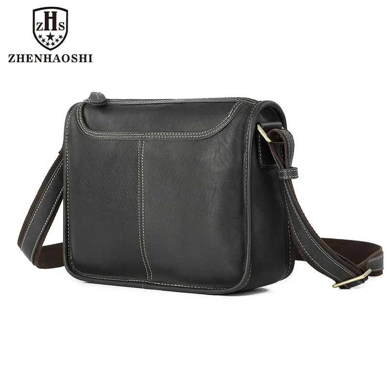 

Men's Genuine Leather Shoulder Bag Vintage Casual A4 Cowhide Bag First Layer Cowhide Messenger Bag Handmade Satchel Bag