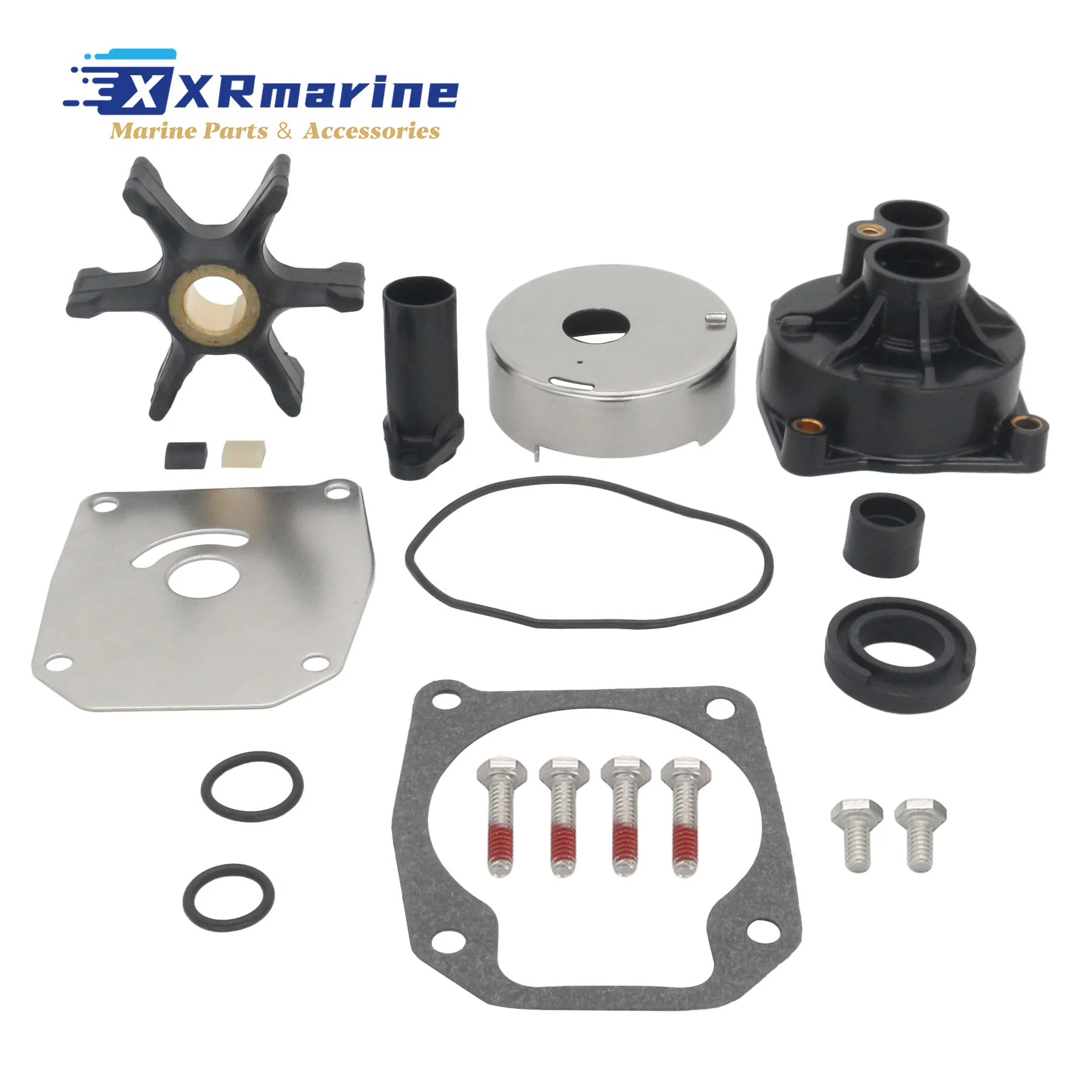 

432955 Water Pump Impeller Repair Kit W/ Housing Fits for Johnson Evinrude Outboard Motors Replaces 432956 438591 777804 319277
