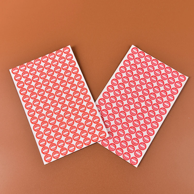 208Pc 10Mm Garantie Breekbare Zegel Label Sticker Universele Gegarandeerde Leegte Sticker