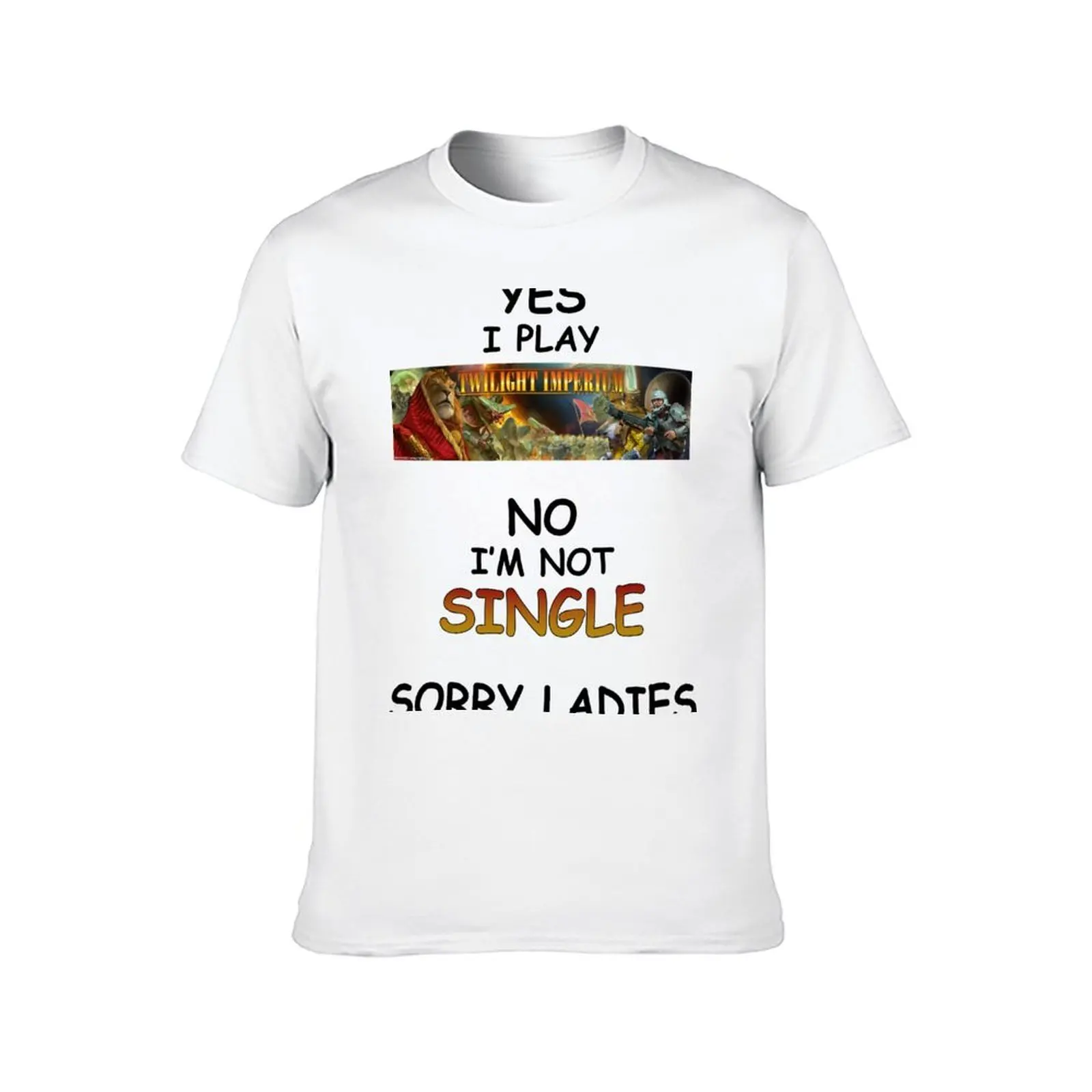 نعم، أنا ألعب تي شيرت Twilight Imperium تي شيرت أنيمي تي شيرت قطني كبير الحجم تي شيرت عالي الجودة