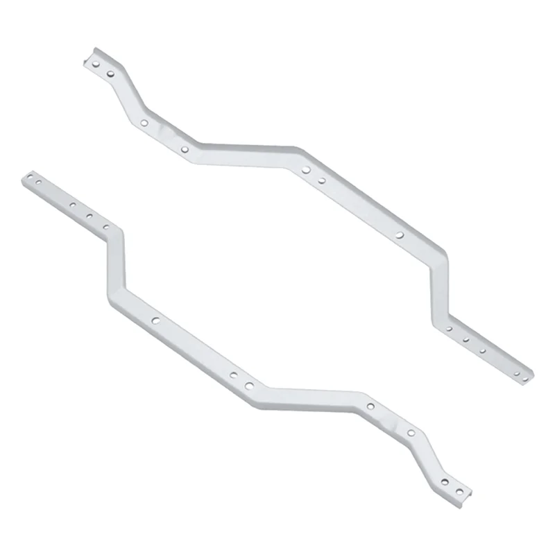 

2PCS Girder Side Frame Chassis Rails For 1/18 RC Crawler Car TRX4M TRX4-M Replacement Metal ,Silver
