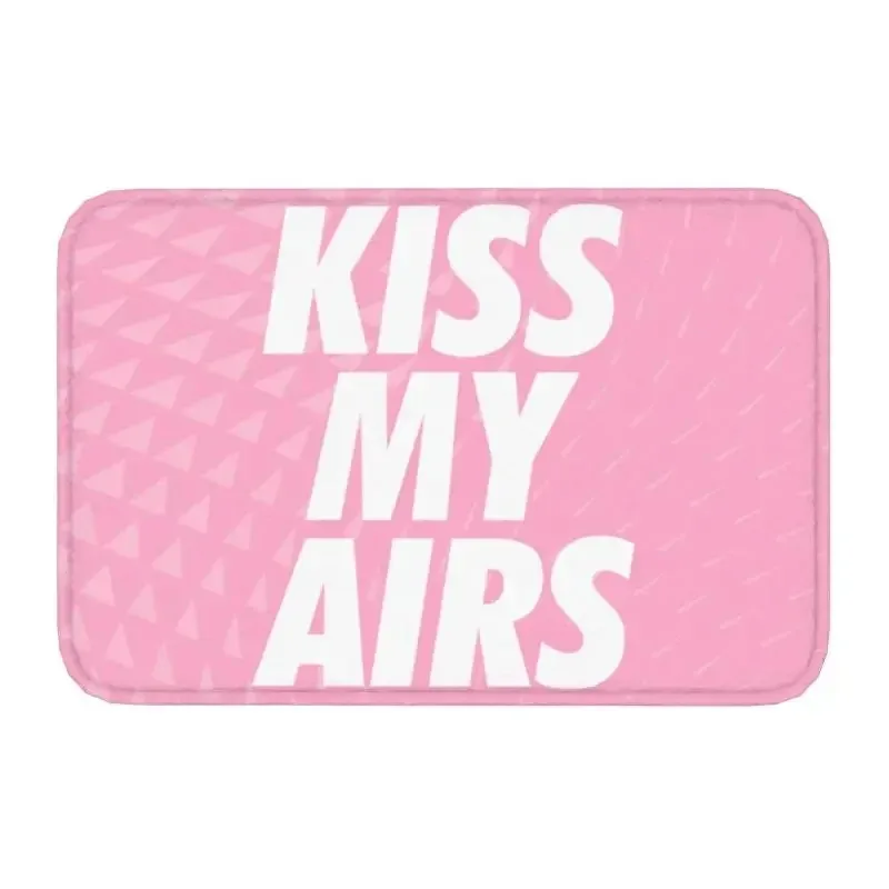 Kiss My Airs Entrance Door Mat Non-Slip Home Decoration Bedroom Bathroom Floor Carpet Living Room Kitchen Rugs Welcome Doormats