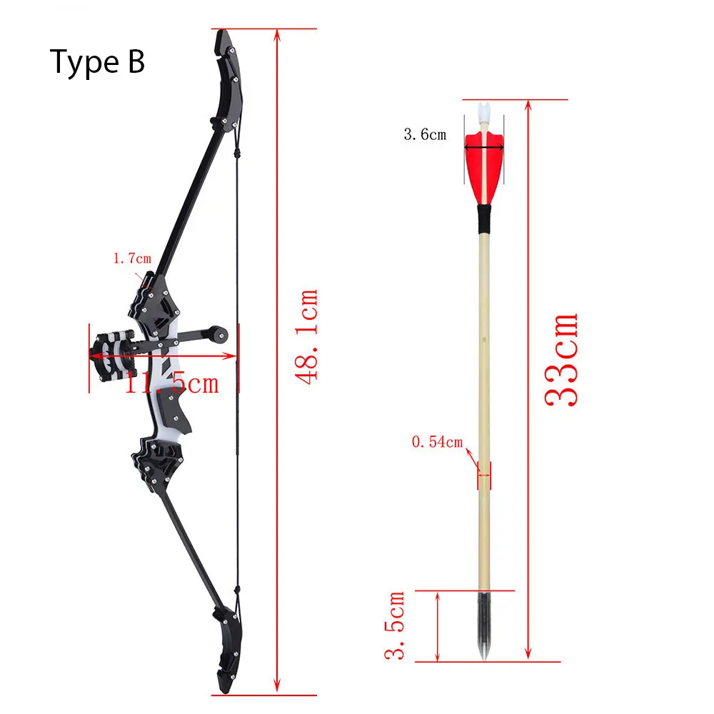 18lbs Mini Recurve Bow with Sight Portable 19 Inch Small Bow and Arrow Set Adult Teen Outdoor Shooting Archery Sports Toys view 4