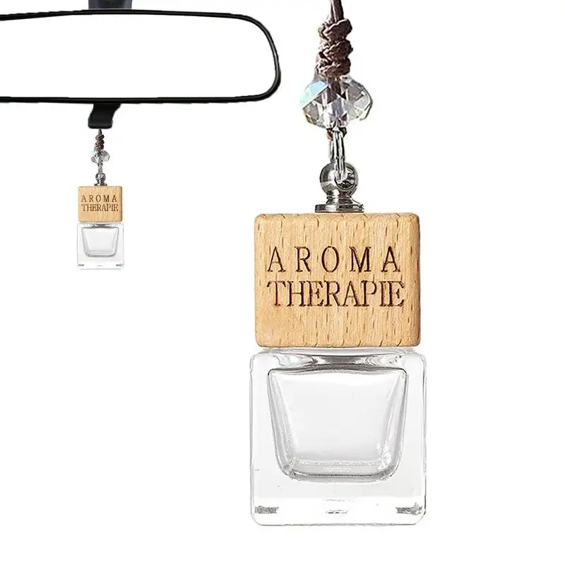 Botellas de aromaterapia para coche, contenedores difusores de vidrio rellenables vacíos, productos de aromaterapia para el hogar, Bolsa Escolar, lavadero