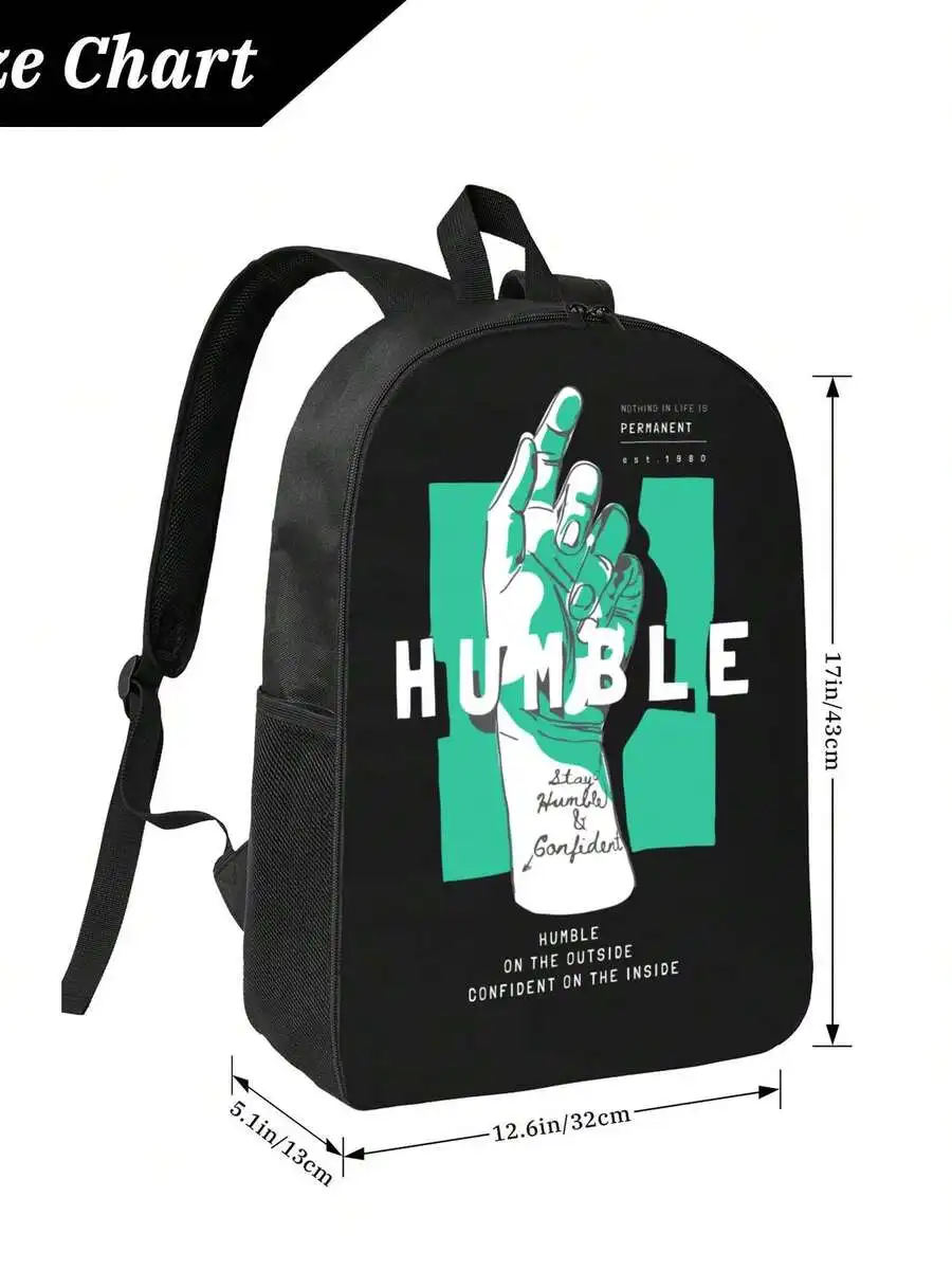 

Graphic Backpack For School Work Travel Adult Unisex Casual Style