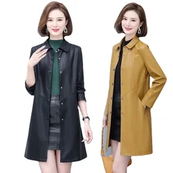 Women Faux fur Leather Jacket Women's PU Biker Top New in coats Black Motorcycle korean reviews many clothes Female streetwear