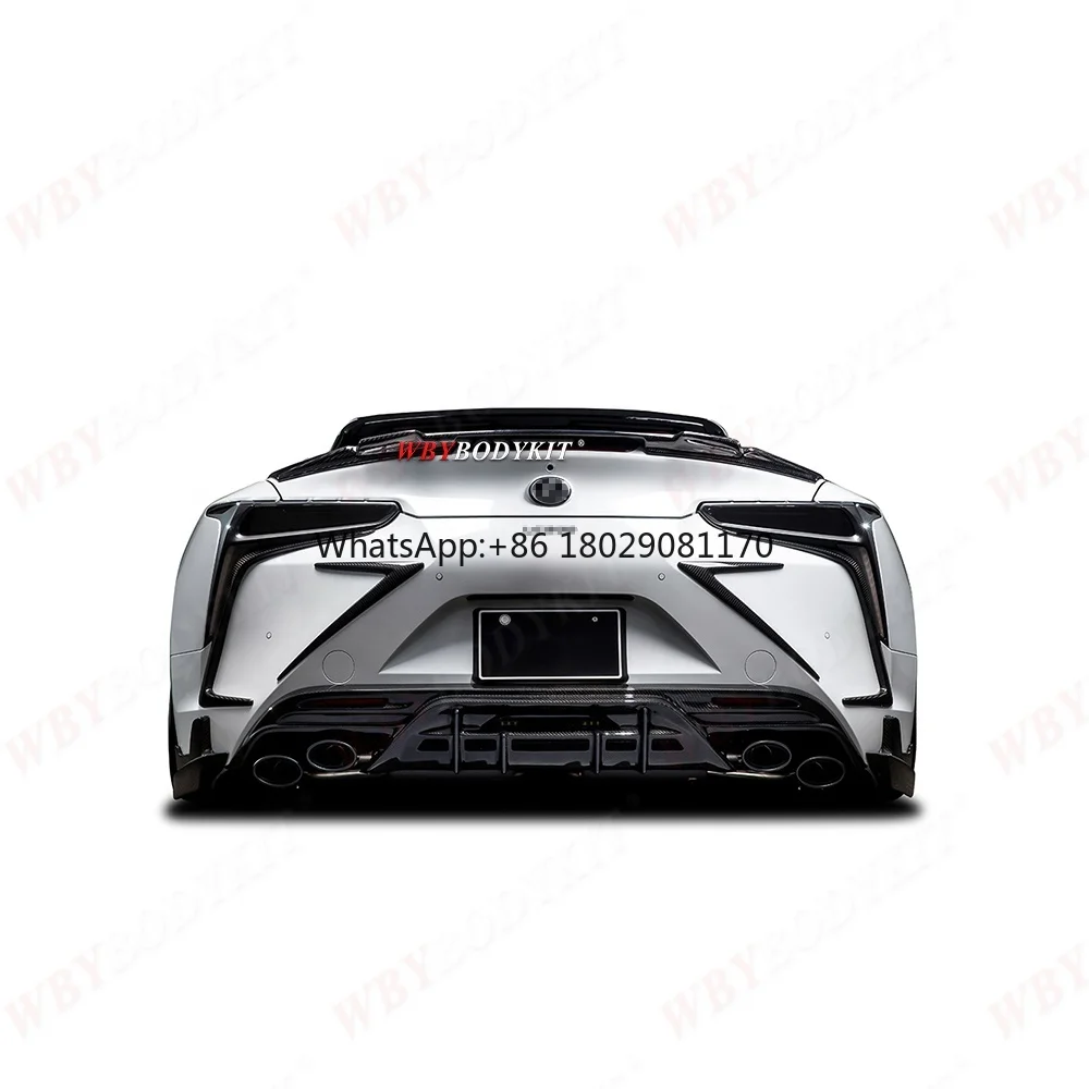 Per il modello Lexus LC500/h paraurti aggiornamento Spoiler anteriore gonna laterale spoiler posteriore Spoiler ala parafanghi pannello posteriore esterno auto