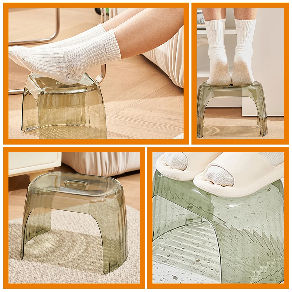 

Sturdy Non-Slip Bathroom Adults Ergonomic Compact Space-Saving Footstool Strong Bearing Capacity Household Potty Graceful Design