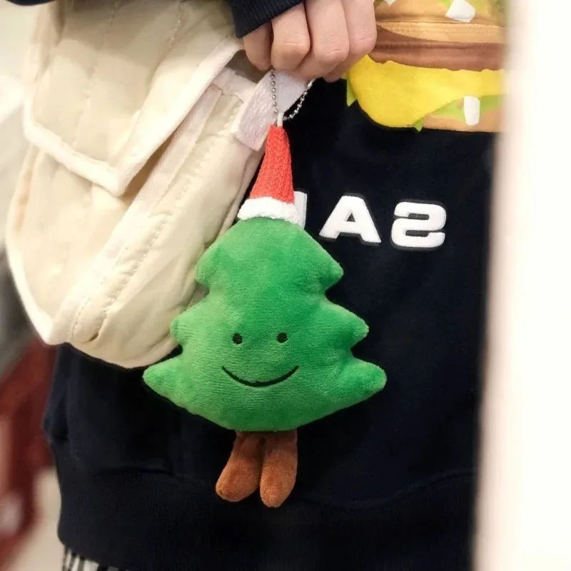 

Рождественская елка, кулон, кукла, плюшевые игрушки, мультяшная рождественская кукла, брелок для ключей, рождественские новогодние украшения, мягкая игрушка в подарок