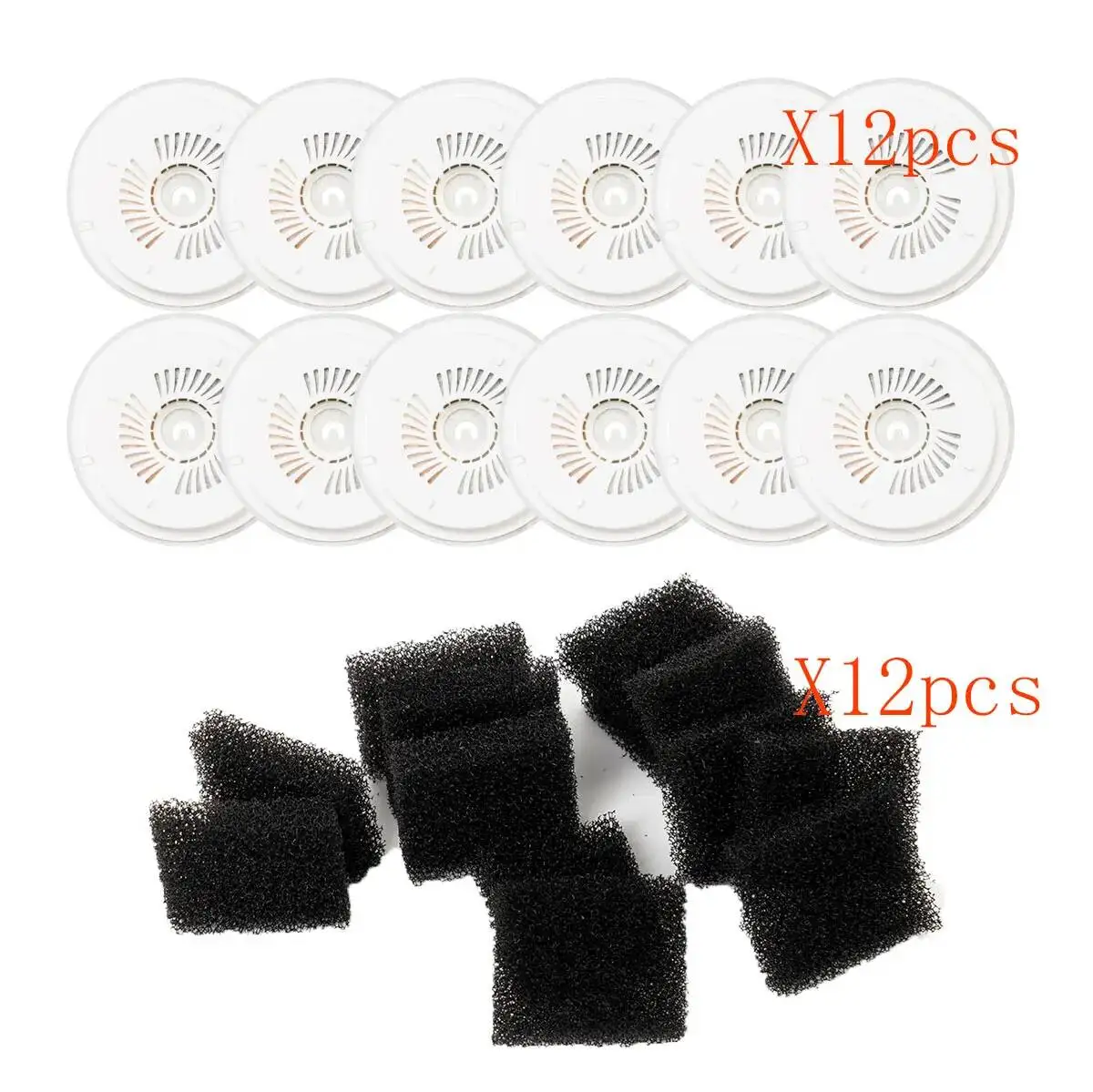 Solo/Solo2/Solo SE And CYBERTAIL 12Set PETKIT Suitable For Eversweet 2S/3/3 Pro Pet Fountain Replacement Filters Pet Water Parts