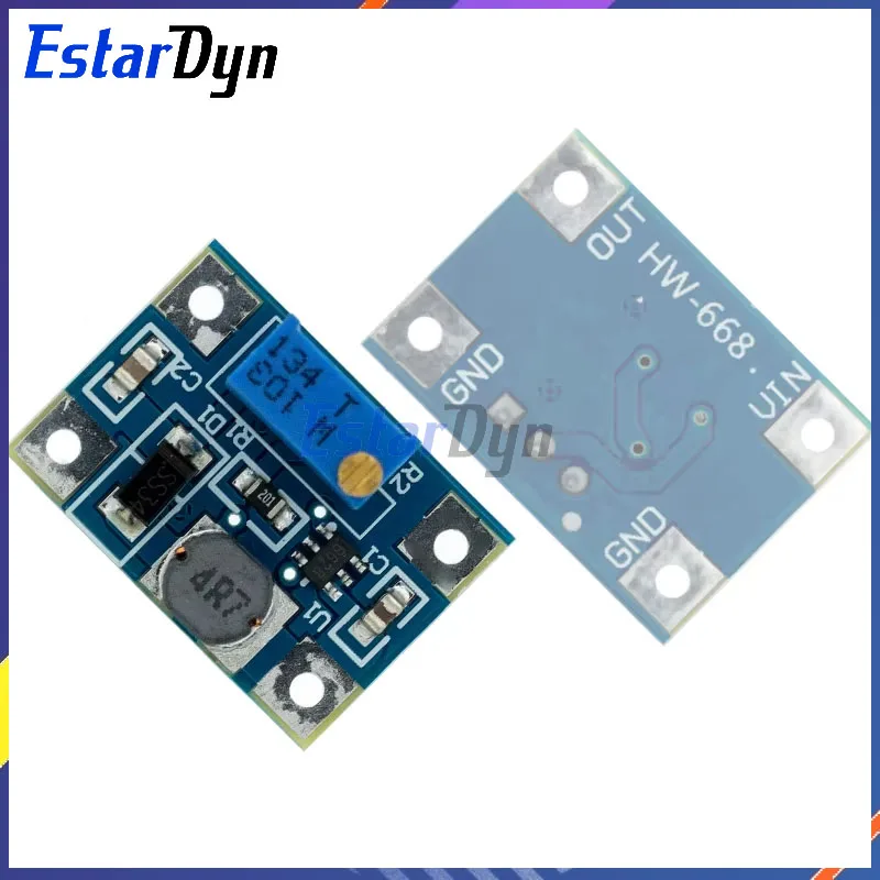 Estardyn SX1308 DC-DC 2-24V to 2-28V Step Up Adjustable Power Module Step Up Boost Converter Large current 2A