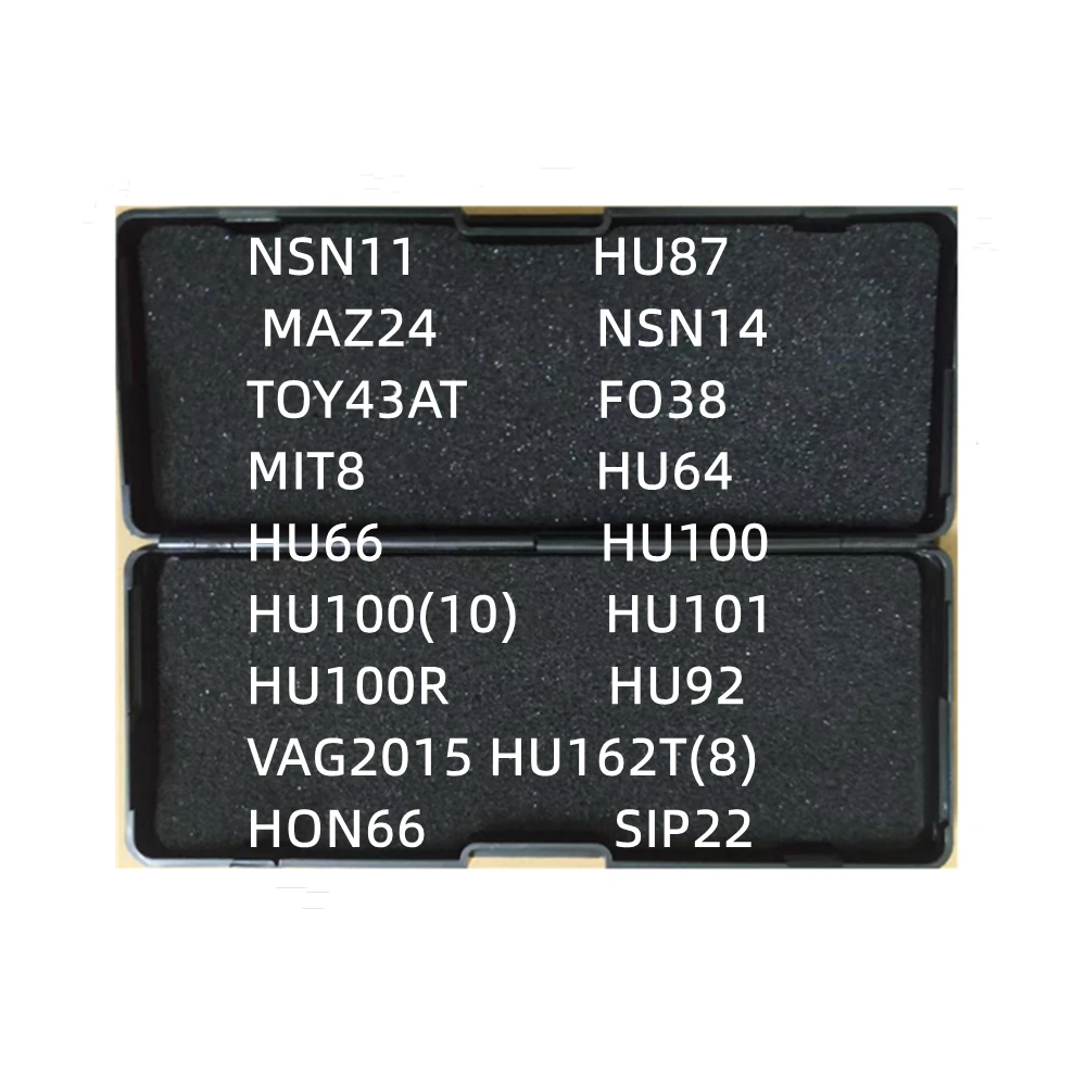 Lishi 2 в 1 NSN11 HU87 MAZ24 NSN14 TOY43AT FO38 MIT8 HU64 HU66 HU100 HU100(10) HU101 HU100R VAG2015 HU162T(8) HON66 SIP22 HU92 Lishi 2 в 1 NSN11 HU87 MAZ24 NSN14 TOY43AT FO38 MIT8 HU64 HU66 HU100 HU100(10) HU101 HU100R VAG2015 HU162T(8) HON66 SIP22 HU92