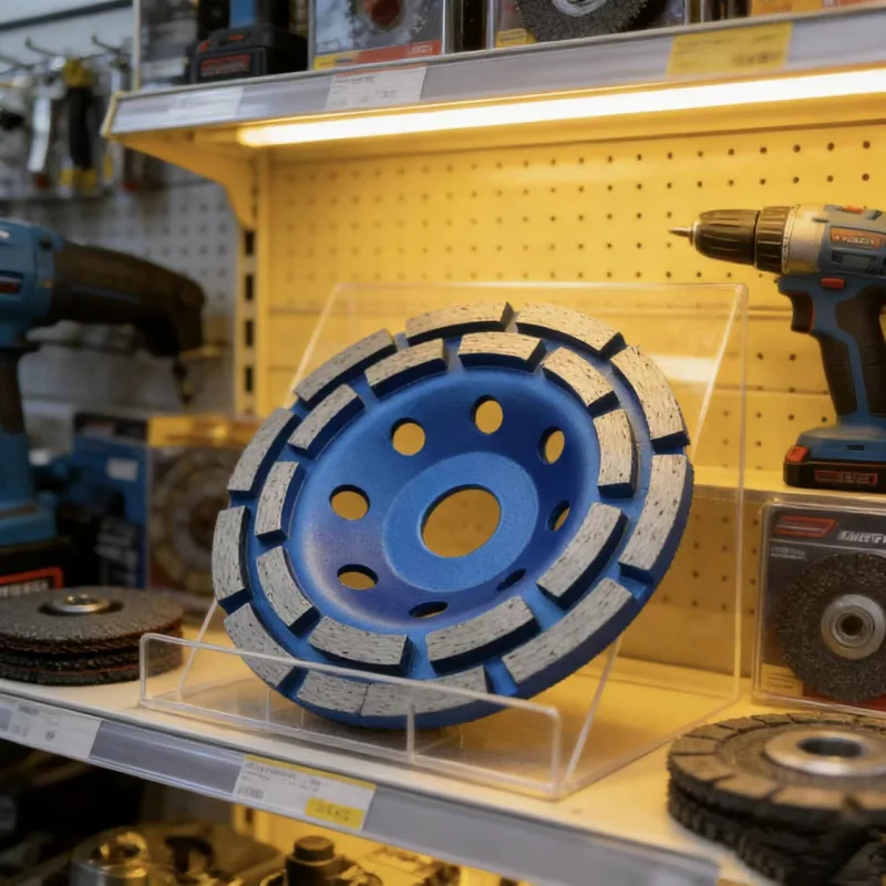 

125mm Double Layer Diamond Cup Grinding Wheel High Efficiency for Concrete Granite Stone Grinding Deburring Polishing