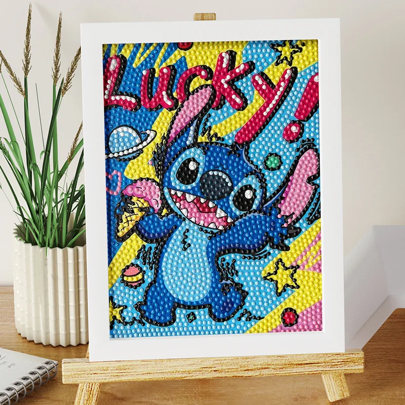 Diy Diamond Stickers Handmade Full Diamond Diamond Painting Sanrio Kurumi Cartoon Animation Paste Painting