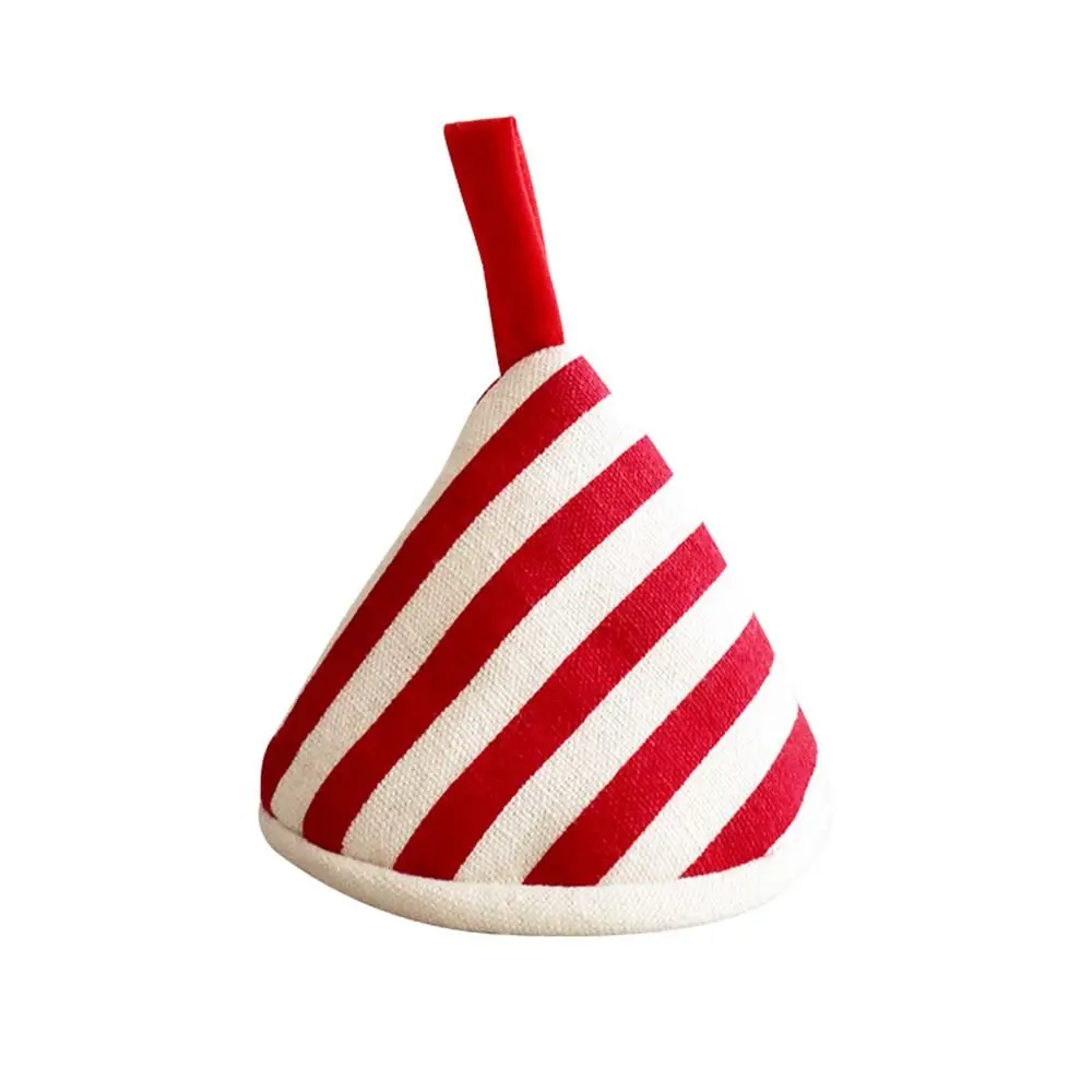 Durable Triangle Pot Handle Cap Kitchen Tool Cotton Pot Cap High Temperature Resistance Non-slip Anti-scald Gloves
