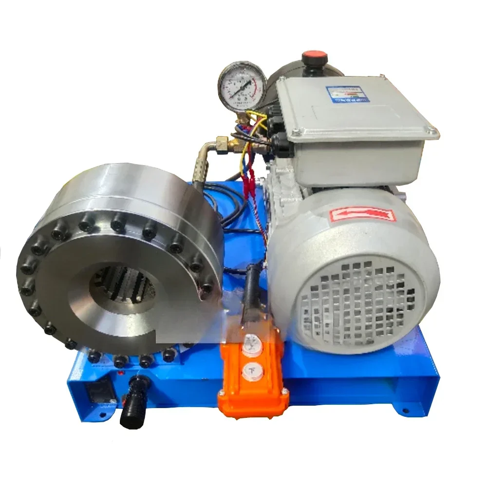 2.2kw Electric Hydraulic Pipe Press Machine High Pressure Oil Iron Explosion-Proof Brake Crimping