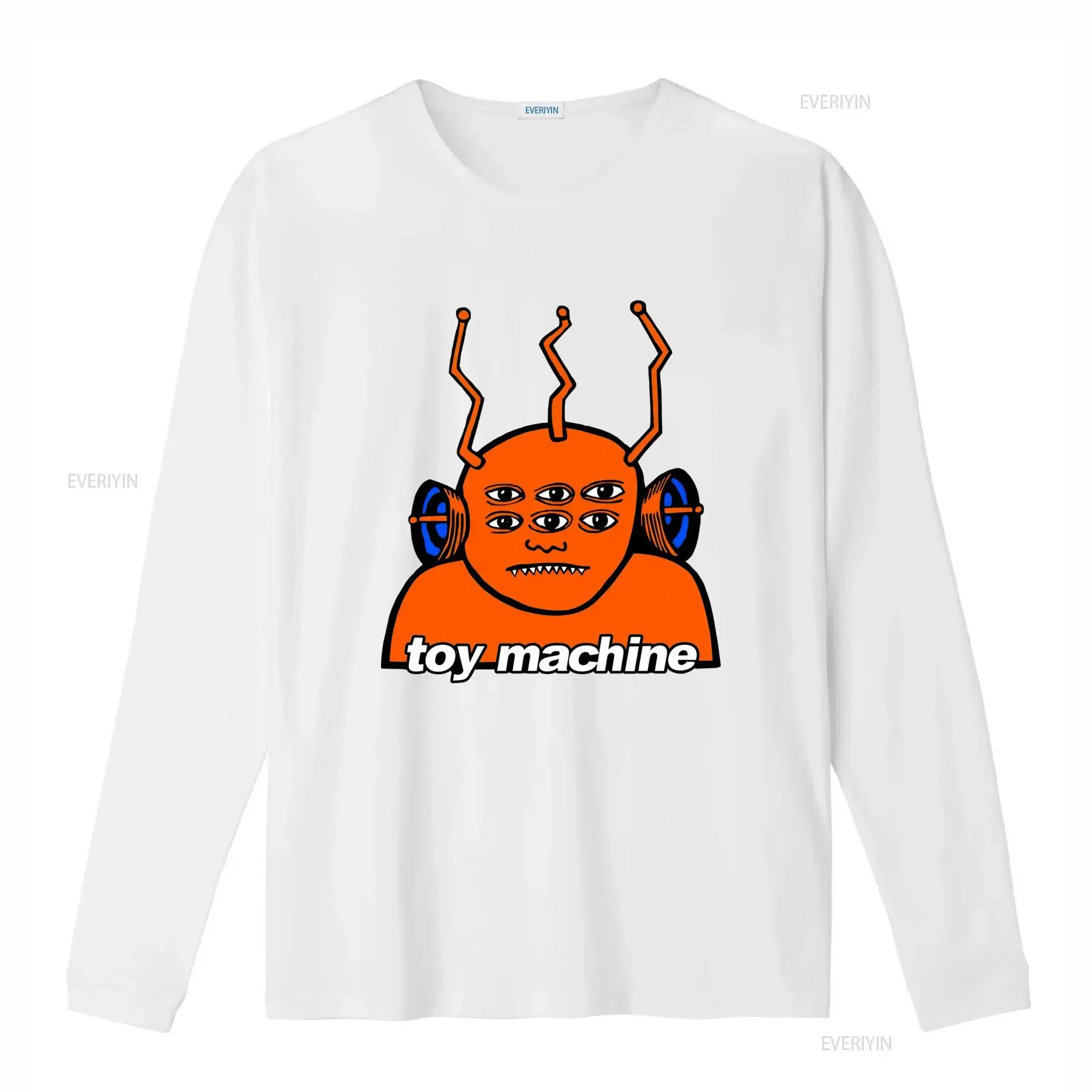 Toy Machine Orange Funky Alien Vintage Skateboarding T Shirt Design vintage Washed Slightly streetwear Unisex view 4