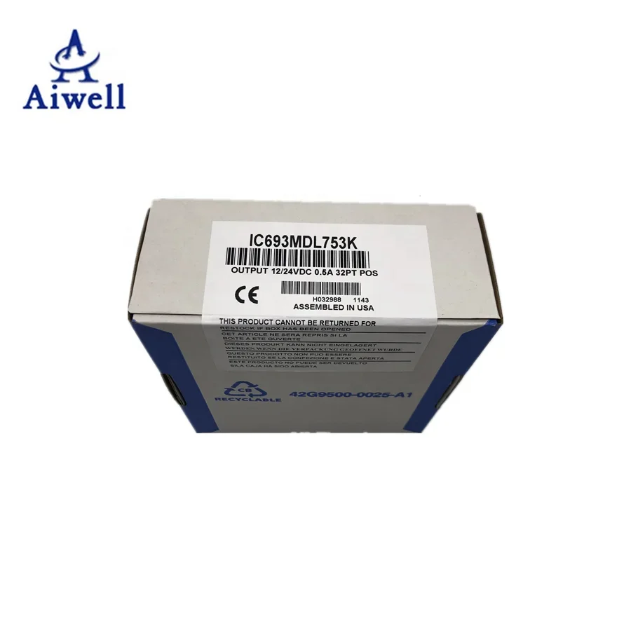 Novo PLC original para GE Fanuc IC693MDL753K