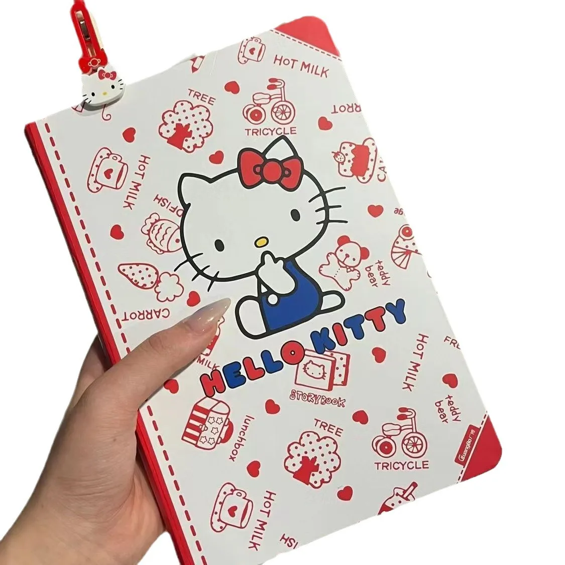 Sanrio Serie Hello Kitty Cartoon Notebook Student Briefpapier Benodigdheden Kawaii Hard Shell Notitieblok Leren Briefpapier Blocnote