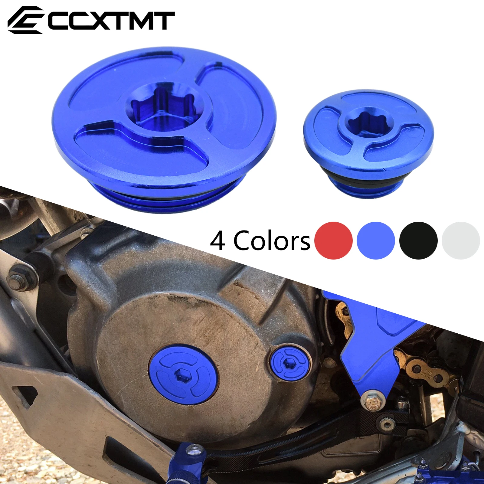 Motorcycle CNC Engine Timing Oli Filter Plugs Screw Bolts Set For Honda CRF250R CRF450R CRF250L CRF250M CRF450X CRF230F CRF150R