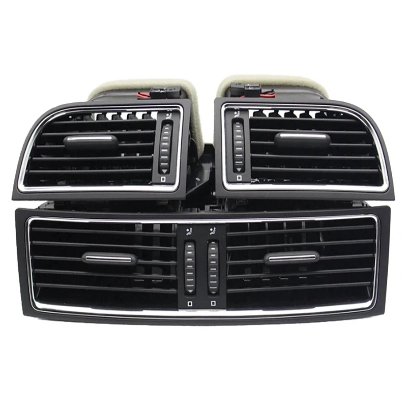 

Car Interior Dash AC Air Outlet Vent Grill For Skoda Superb 2 MK2 3T 2009-2015 3T0820951 3T0819701 3T0819702