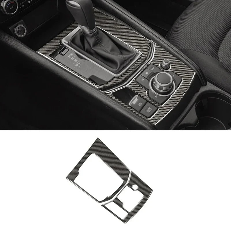 

Real Soft Carbon Fiber For Mazda CX-5 CX5 KF 2017 2018 2019 2020 2021 2022 2023 2024 LHD RHD Car Central Control Panel Sticker