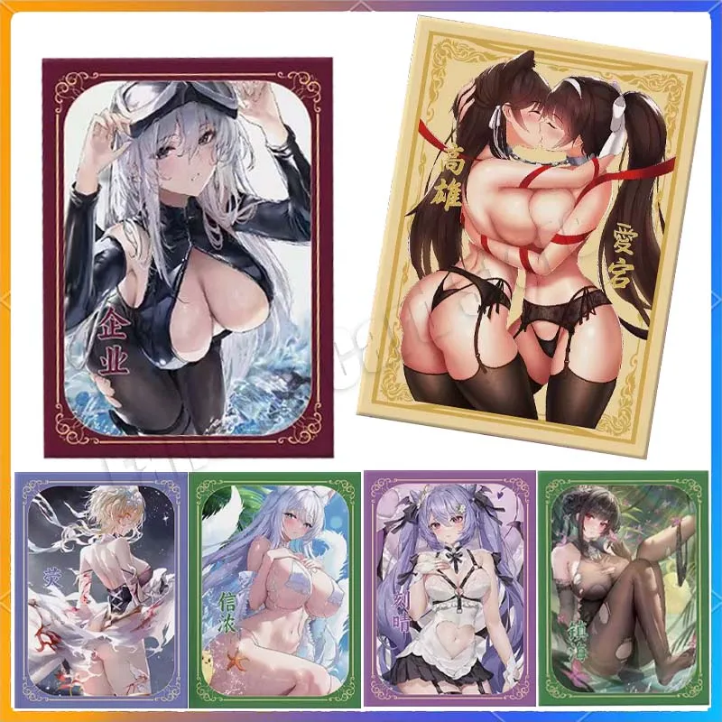 ACG Goddess Story Limited Sale New Style Sexy Naked Metal Cards Big Boobs Wife Card Collect Toys Adult Blind Box Holiday Gift