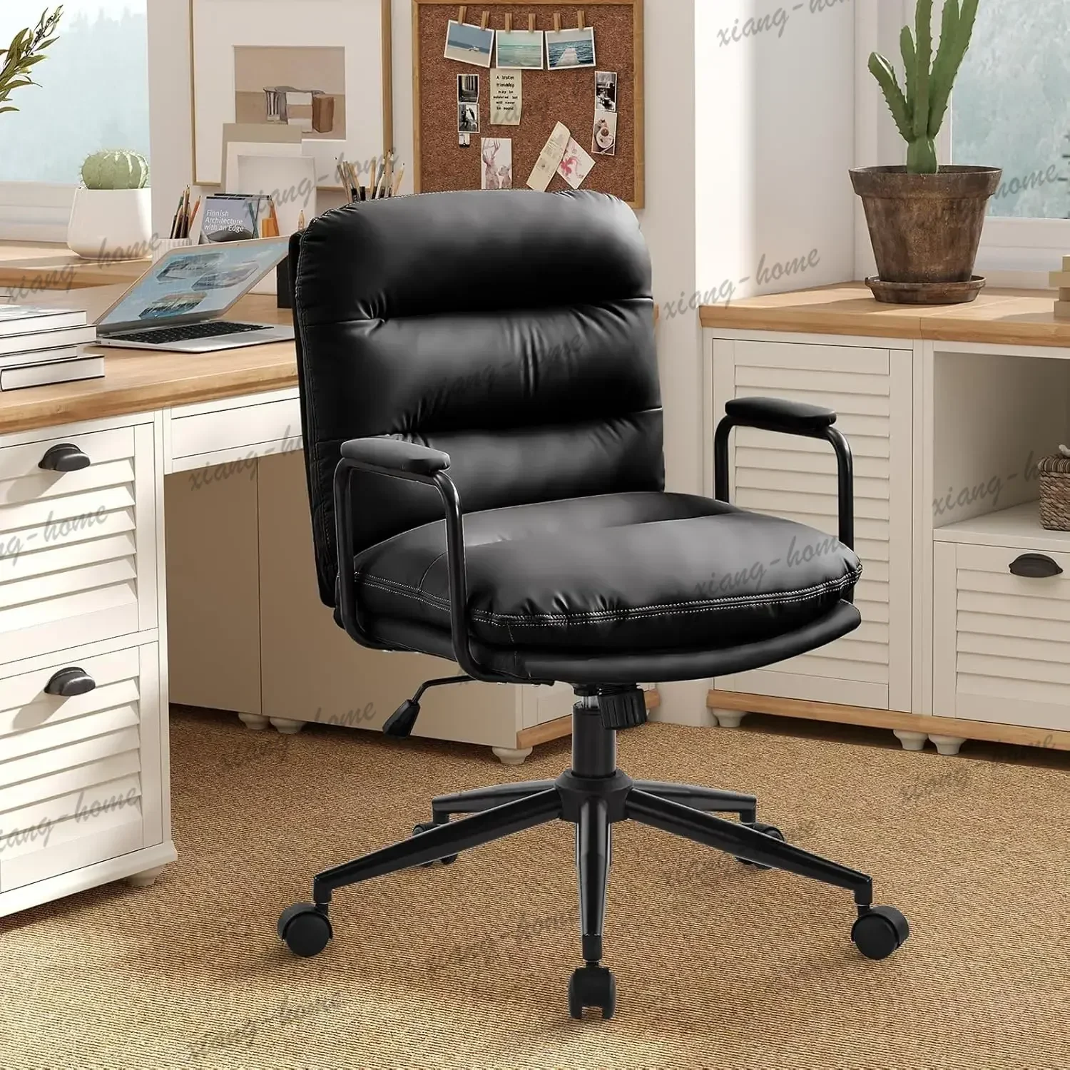 lsClassic Sleek Adjustable Flexible Office Chair Contemporary Versatile Padded Professional Office Chair Sedia Ufficio Furniture