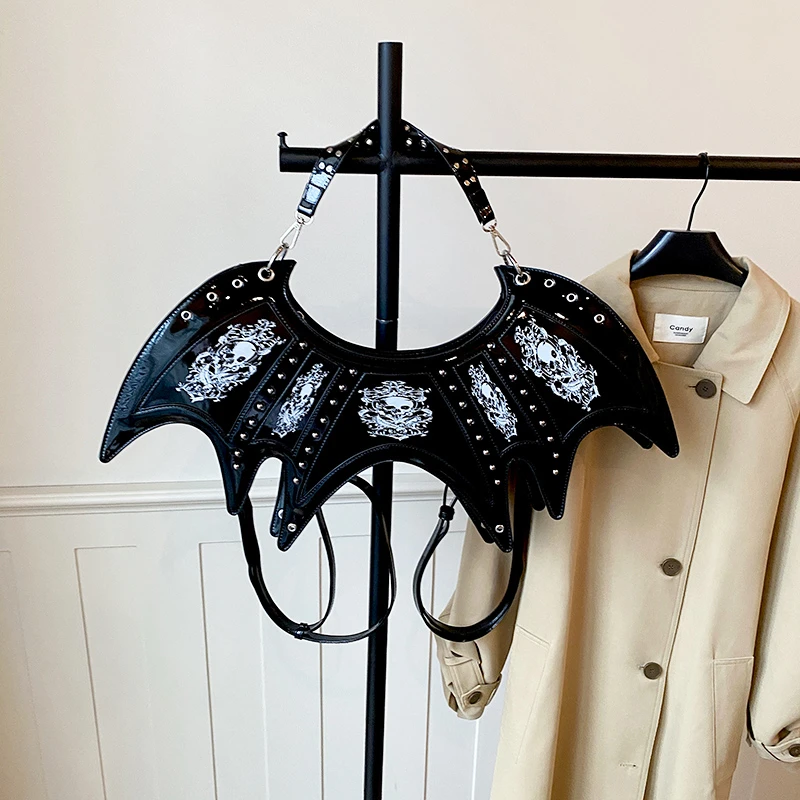 2026-halloween-new-collection-shoulder-bag-punk-rivet-spider-web-skull-crossbody-purse-halloween-party-cosplay-fashion-handbag