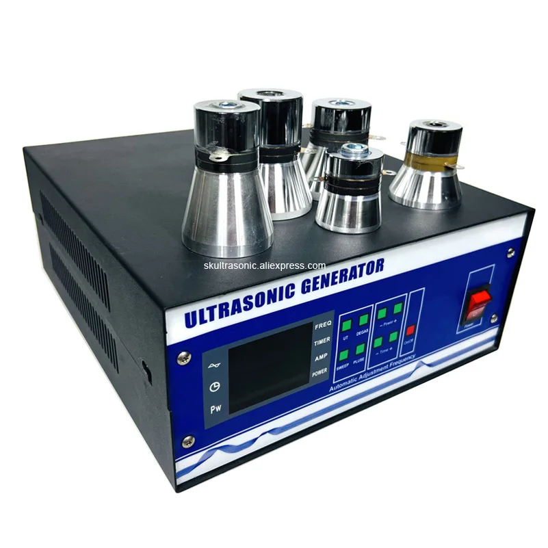 1500 واط 28 كيلو هرتز 40 كيلو هرتز مولد حمام بالموجات فوق الصوتية لرأس الطباعة الصناعية DPF كتلة أجزاء آلة تنظيف محرك السيارات