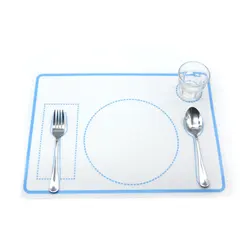 Food Grade Silicone Placemats For Dining Table Runner Place Mat Tableware Pad Montessori Practical Life Materials D85Y