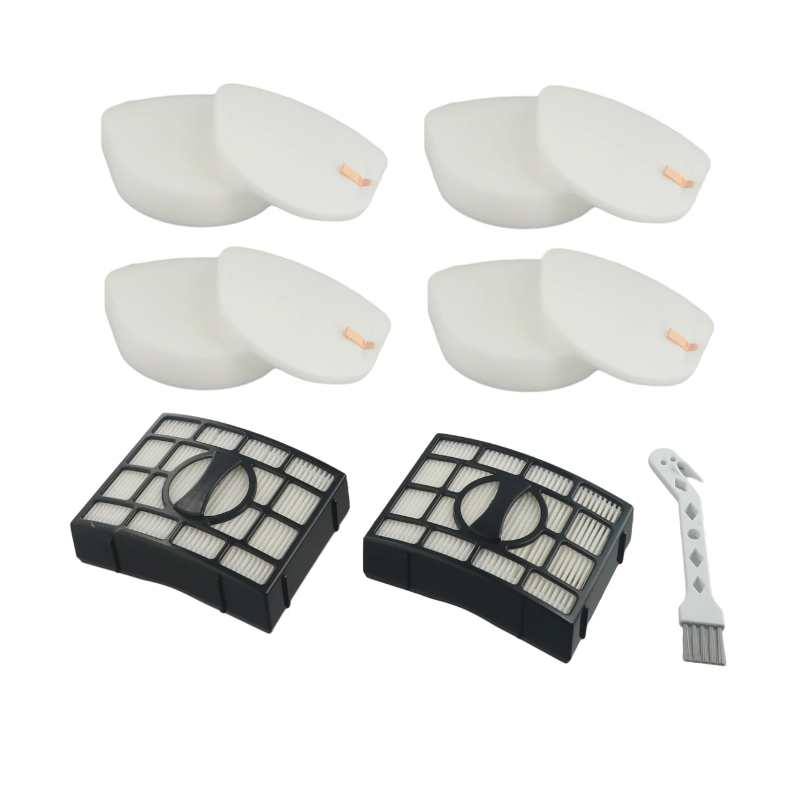 

Высокоэффективный комплект для замены фильтров для Shark Upright CU530 ZU660 ZU560 UV725, 10 штук, включая щетку для чистки