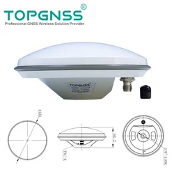 New gnss antenna l1 l2 l5 measurement full-frequency RTK antonna high-gain GNSS L1 L2 L5 TK600 TOPGNSS