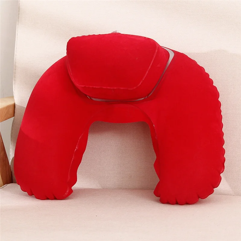 

Подходящая надувная подушка для путешествий, подушка для шеи в самолете, подушка для подбородка, офисная подушка для сна, домашний подарок