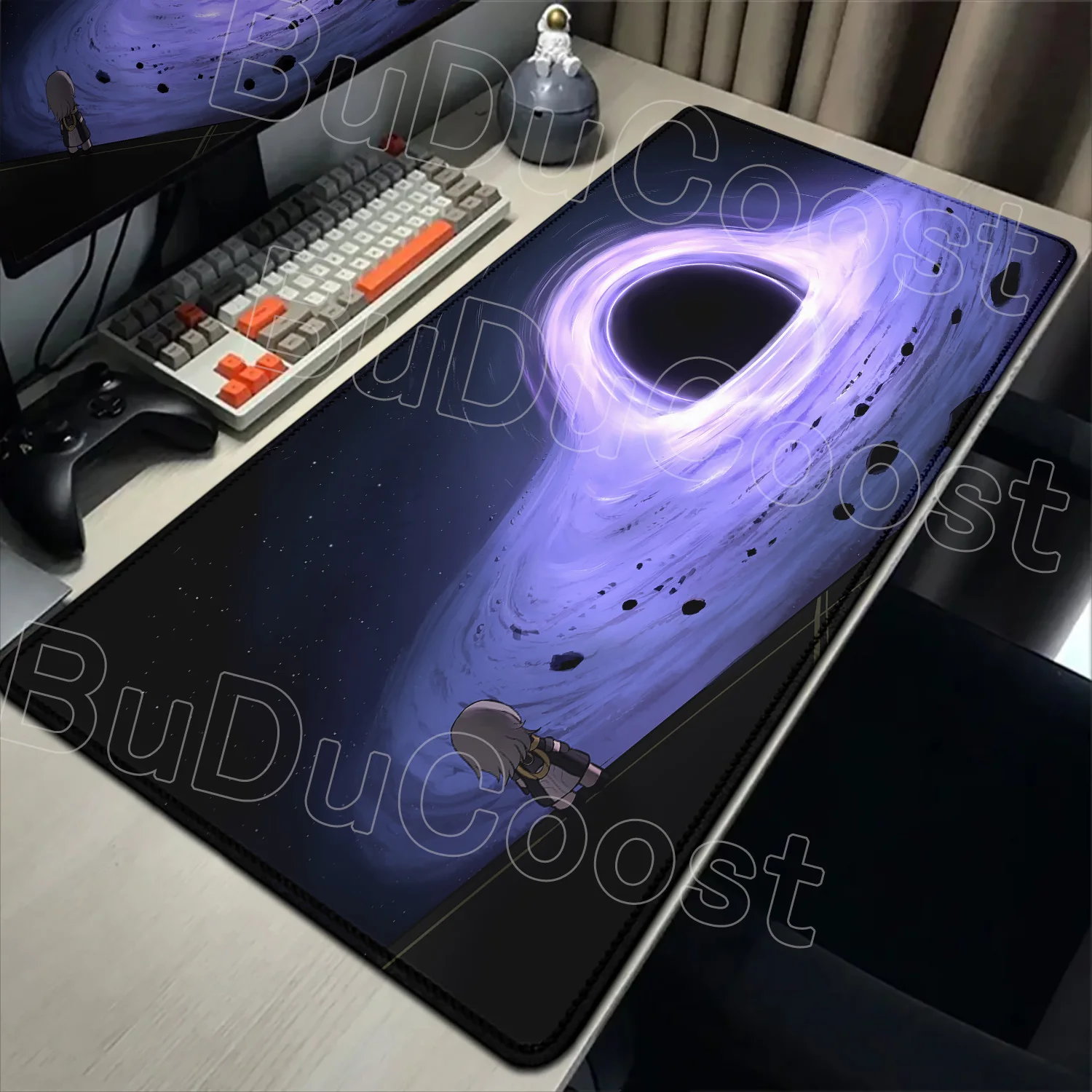 

Hot Game Honkai Star Rail Mouse Pad Kawaii Evernight Castorice Game Mousepad Laptop PC Accessories Large Keyboard Cute Desk Mats