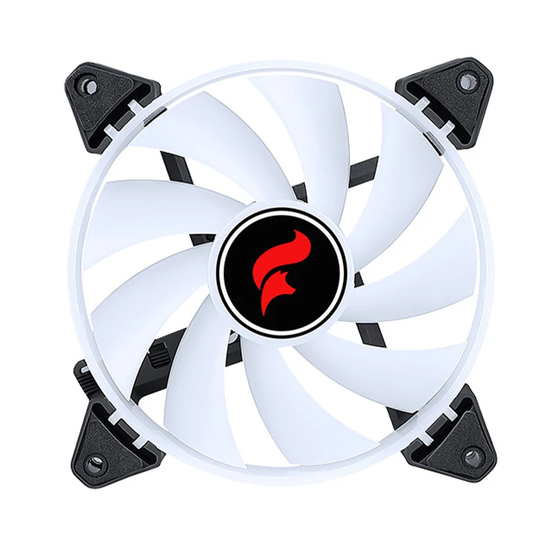 HNHU مبرد الهواء 120 مللي متر جهاز كمبيوتر شخصي معالج مروحة التبريد 6 دبوس RGB برودة ثقب تباعد 105 مللي متر 12 سنتيمتر كتم مروحة Ventilador DC12V