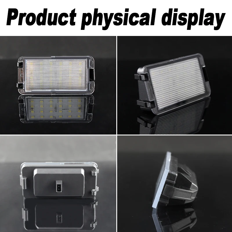 5P0943021 LED Number Plate Lamp For Seat Altea Arosa Cordoba MK1 MK2 Ibiza Leon 1M Toledo 5P White License Plate Light Assembly