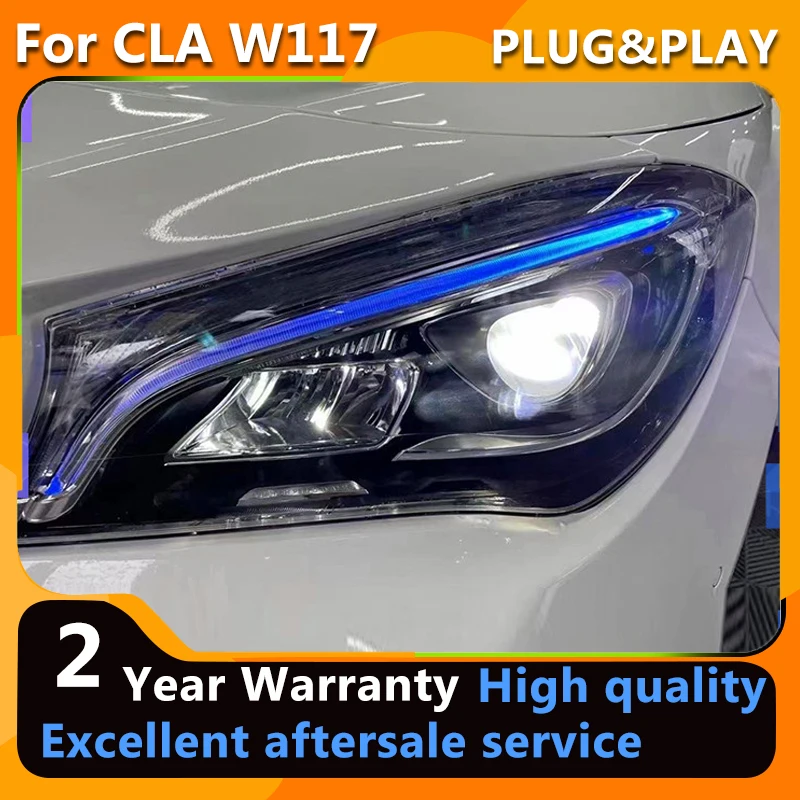 

Full LED Headlight For Benz CLA W117 2014-2020 LED DRL Running Light LED Turn Signal Light LED Low Beam/High Beam Assembly