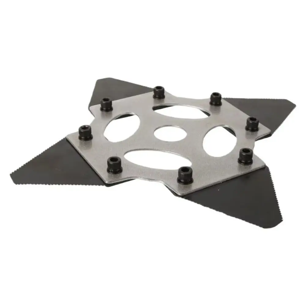 

Сверхпрочный 4-точечный нож для газонокосилки в американском стиле, прочная конструкция, европейский тип, из марганцевой стали, садовый инструмент