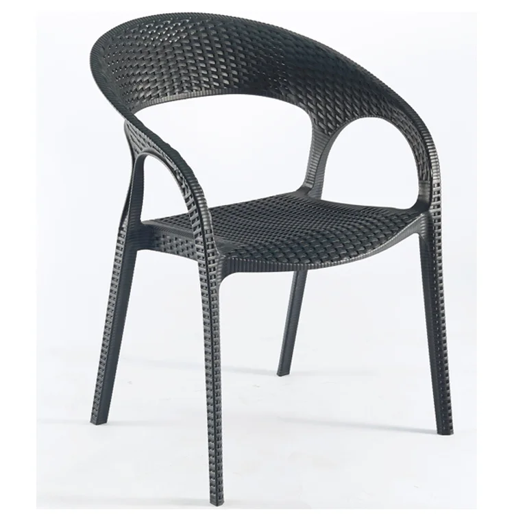 7-piece PP Dining Table Chair Outdoor New Plastic Dining Set for Patio Garden Hotel Restaurant Dining Table and Chair