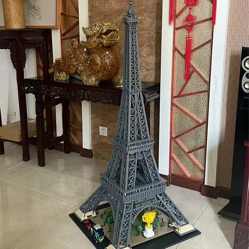 10001 PCS Grande Torre Eiffel Blocos de Construção Tijolos Crianças Aniversário Presentes de Natal Brinquedo EM ESTOQUE