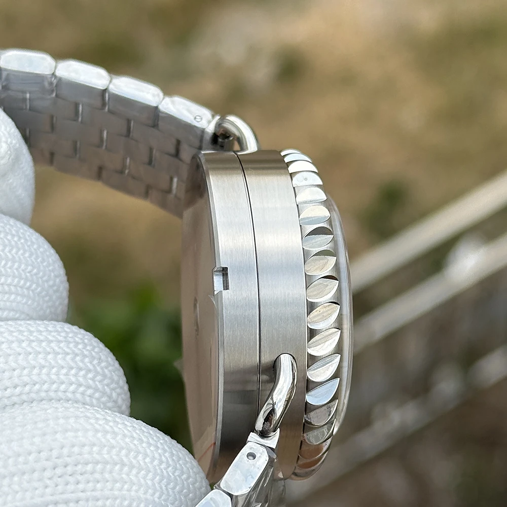 Reloj STEELDIVE para hombre, reloj de buceo profundo de 47mm, reloj de pulsera mecánico automático militar 300Bar C3, zafiro luminoso NH35, bisel de acero