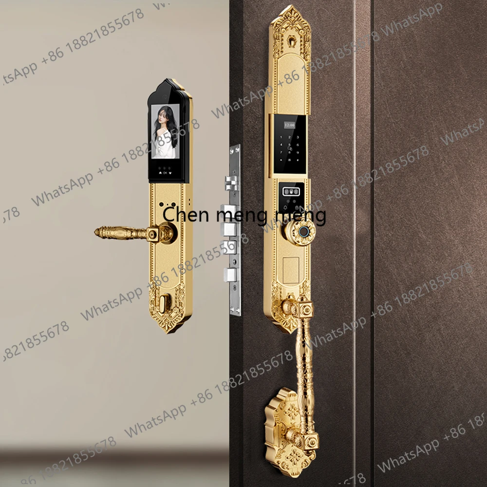

Waterproof Luxury Villa Smart Door Lock Sliding App WiFi Fingerprint Keyless Password