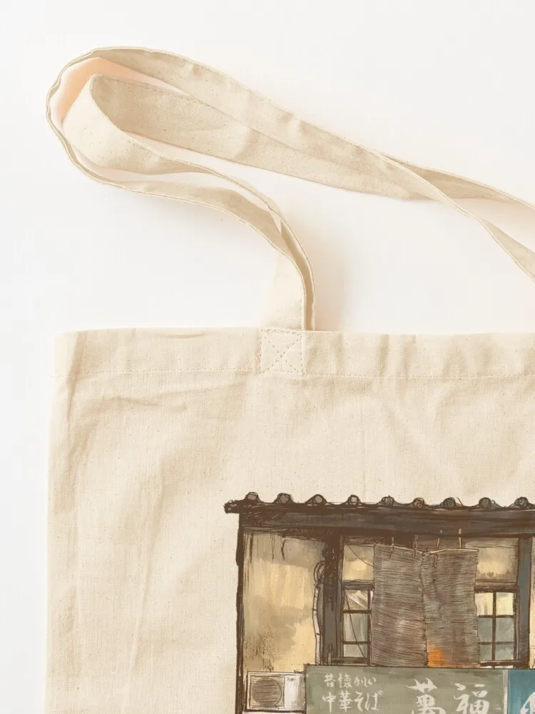 A noodle shop in Kyoto Tote Bag Cloth bag Beach bag reusable shopping large size bags