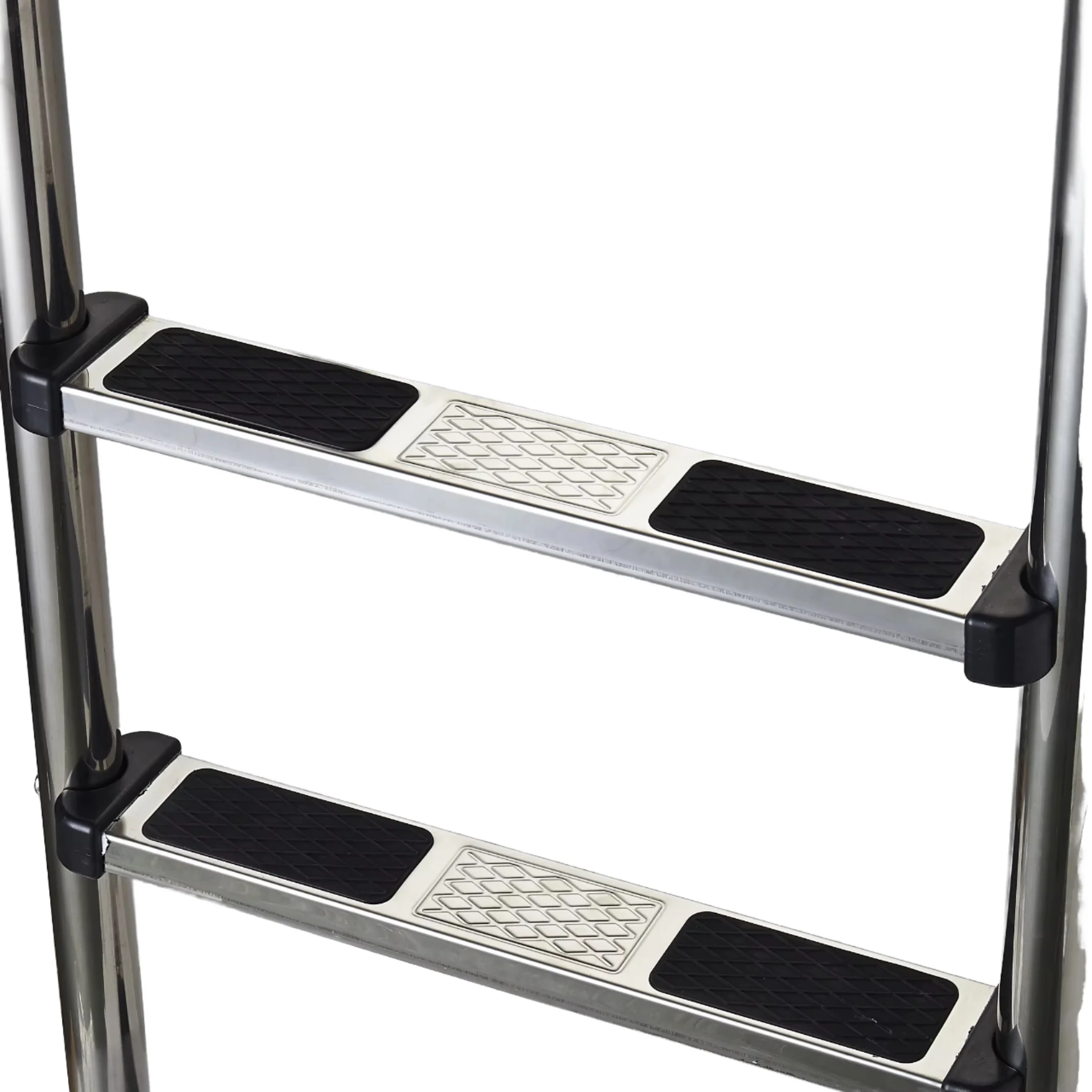 Custom 304 316 Stainless Steel Inground Pool Ladder With Handrails 2 - 5 Steps for Commercial Residential Swimming Pools