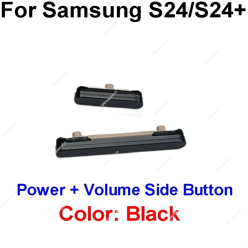 On/off Power Volume  Side Button For Samsung S24 S24 Plus S24 Ultra Volume & Power Control SideKey Replacement Parts